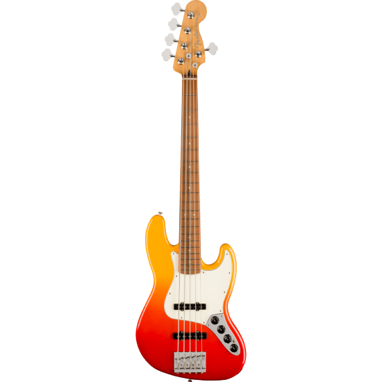 Fender Player Plus Jazz Bass 5 cordes Tequila Sunrise Pao Ferro Fingerboard