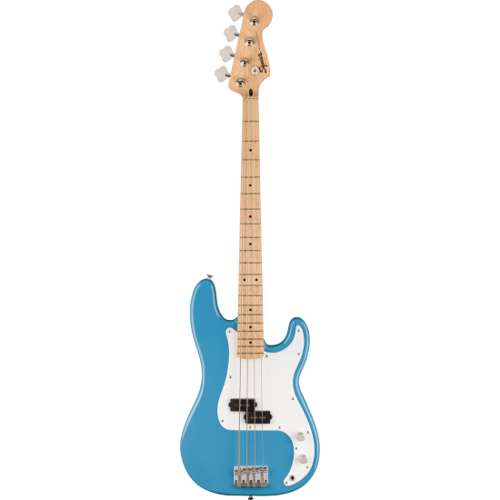 Squier Sonic Precision Bass, Maple Fingerboard, White Pickguard, California Blue