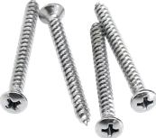 Neck Mounting Screws (4) (Chrome)