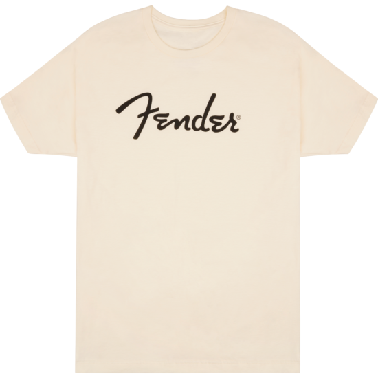 Fender Spaghetti Logo T-Shirt, Olympic White, S
