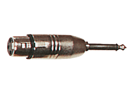 Yellow Cable AD13 - Adaptateur Jack Mono Mâle/XLR Femelle (Par 2 Pièces)
