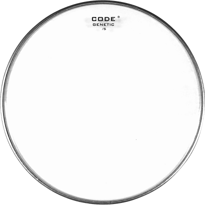 Code Drumheads Peau genetic snare side 5 mil 12