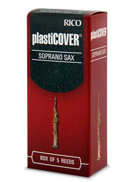 D'Addario Plasticover force 2 - boite de 5 anches saxophone soprano