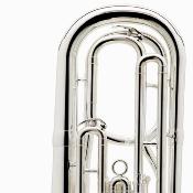 Besson PRODIGE BE157 - Saxhorn Baryton Sib 3 pistons argenté avec étui sac à dos rigide