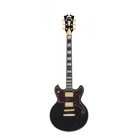 D'ANGELICO Deluxe Brighton Solid Black