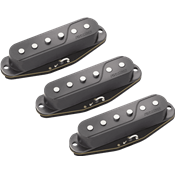 Fishman STR-BK3 - set 3 micros simple bobinage fluence noir