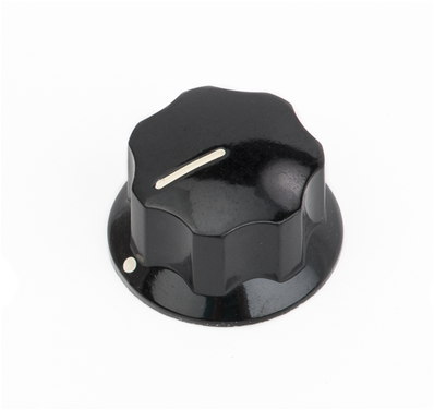 Deluxe Jazz Bass Upper Concentric Knob, Black