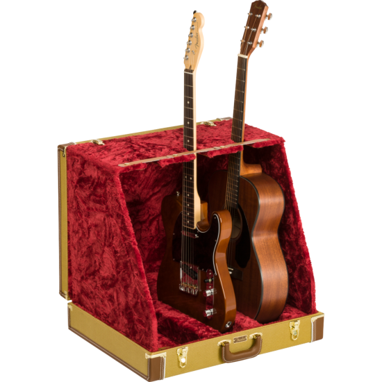 Fender Classic Series Case Stand - 3 Guitar, Tweed