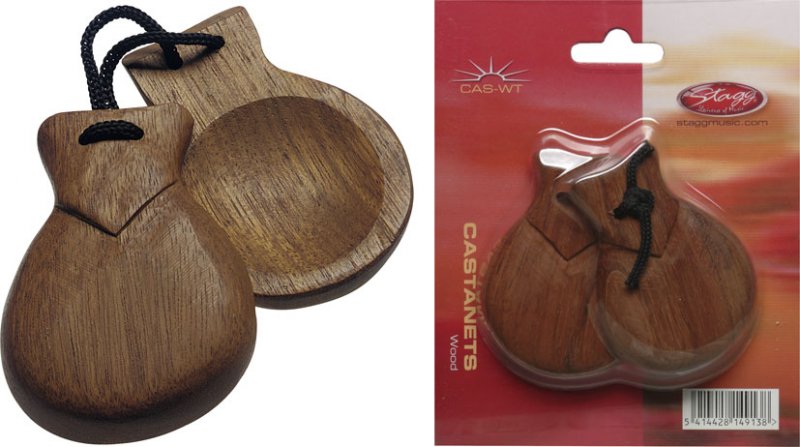 Stagg CAS-WT - Paire de castagnettes en bois