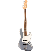 --- DISCONTINUE ---fender Mexico Jazz Bass player Pau Ferro silver - basse Electrique