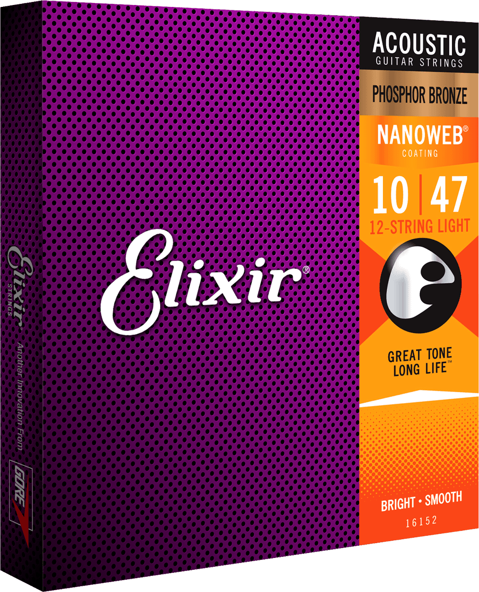 Elixir 16152 - light / 12 cordes