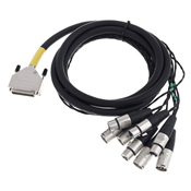 Cordial CFD3DFMY - câble int. num d-sub/4 xlr m. xlr f. yamaha 3m