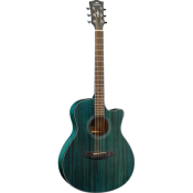 Guitare Electro-Acoustique Kepma Guitars Plytone Series - Eac Grand Auditorium Blue