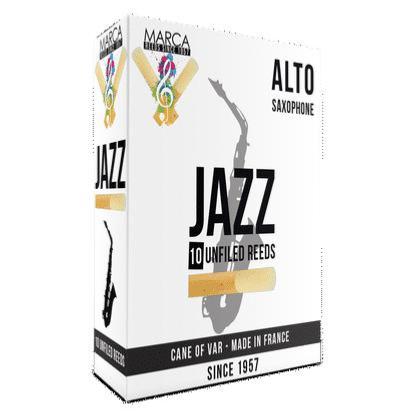 MARCA JAZZ UNFILED 4 - Anches saxophone alto - boite de 10