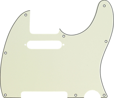 Pickguard, Telecaster, 8-Hole Mount, Mint Green, 3-Ply