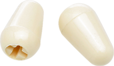 Stratocaster Switch Tips, Aged White (2)