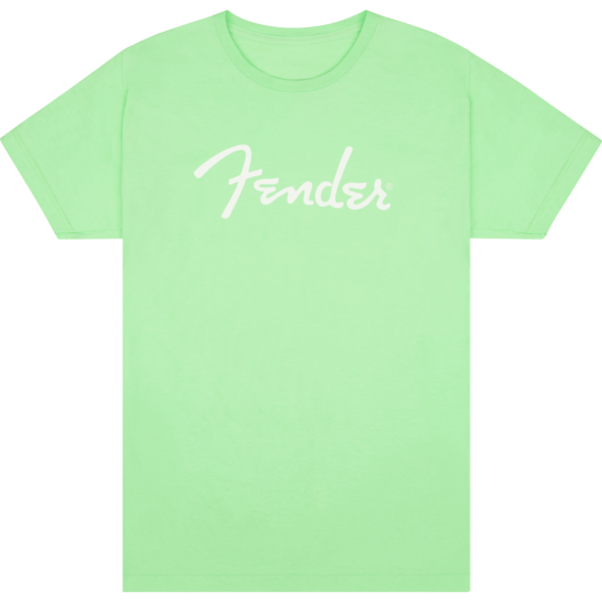 Fender Spaghetti Logo T-Shirt, Surf Green, S