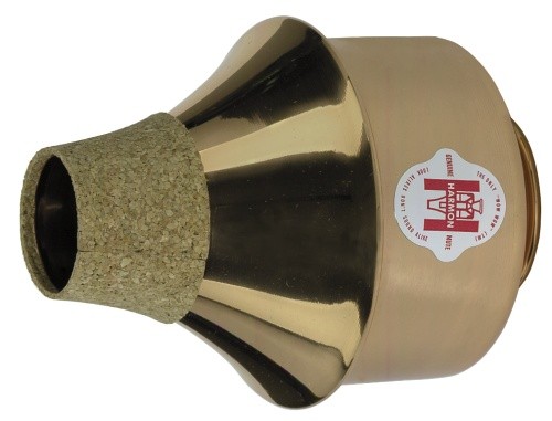 Harmon L - Sourdine wah-wah cuivre avec coulisse intérieur pour trompette ut ou sib