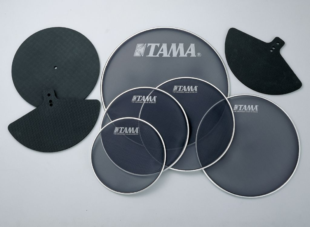 Tama SPP522C - set peaux entrainement mesh 12/13/14/16/22  sourdines 14/16/20