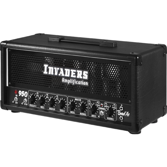 Tete Ampli Guitare Invaders Amplification 950 Bad'As - Black Taurus