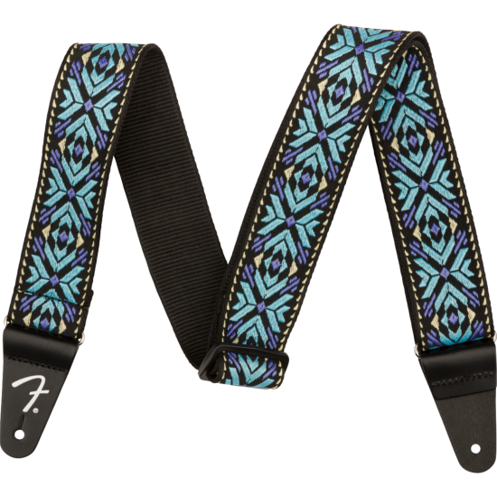 Pasadena Woven Strap, Blue Snowflake, 2