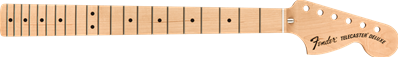 Classic Series '72 Telecaster Deluxe Neck, 21 Vintage-Style Frets, Maple Fingerboard, 3-Bolt Mount