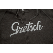 Gilet à capuche Gretsch® Script Logo Hoodie, Gray, S