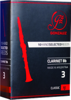 - - - DISCONTINUE - - - Gonzalez CLC20 - Classique force 2 - anches clarinette Sib - Boîte de 10 anches