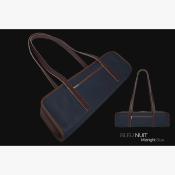 Dôme France "One Way" DFOW-BN - Sac en Cuir pleine fleur pour flûte - Bleu Nuit