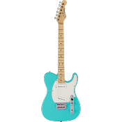 guitare electrique g&l guitare fullerton deluxe asat special turquoise touche érable