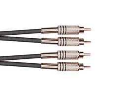 Yellow Cable K04-6 - Cable Audio Mixte 2 RCA Mâle/2 RCA Mâle 6m