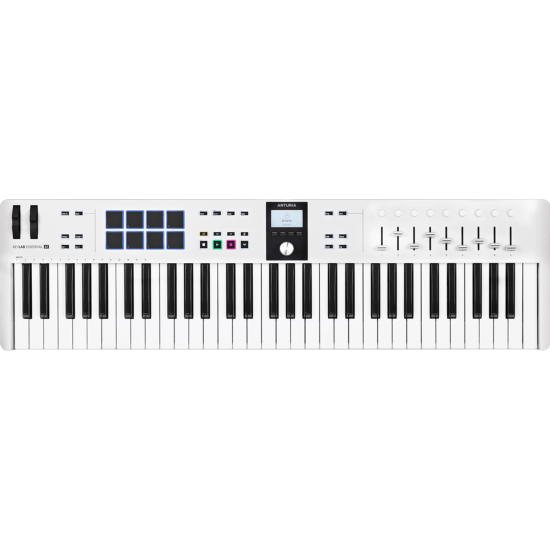 keylab essential mk3 61 touches blanc arturia