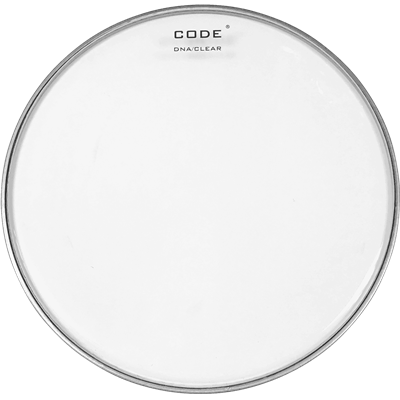 Code Drumheads Peau dna clear tom 12