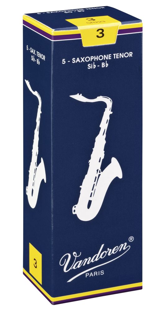Vandoren SR225 - Traditionnelles force 5 - anches saxophone ténor - boite de 5