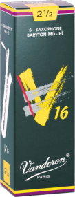Vandoren SR7425 - V16 force 2,5 - anches saxophone baryton - boite de 5