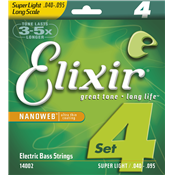 Elixir 14002 - bass nanoweb xl 40-95
