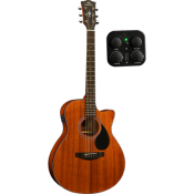 Guitare Electro-Acoustique Kepma Guitars Plytone Series - Eace-K10 Grand Auditorium Walnut