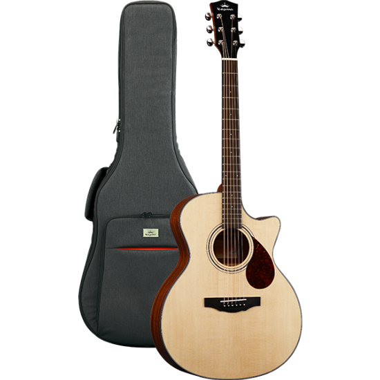 Guitare Folk Kepma Guitars Solid Top Series - F0 Grand Auditorium Natural