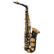 Selmer SUPREME - Saxophone alto verni Noir Gravé avec étui et accessoires