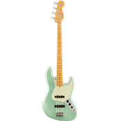 Fender American Professional II Jazz Bass, Maple Fingerboard, Mystic Surf Green