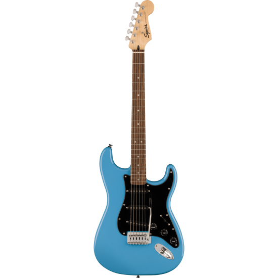 Squier Sonic Stratocaster, Laurel Fingerboard, Black Pickguard, California Blue