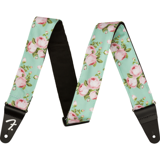 Floral Strap, Surf Green, 2