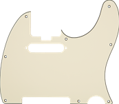 Elite Tele Pickguard Parchment 3-Ply