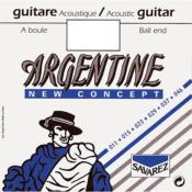 Savarez 1610MF - Jeu de cordes acoustiques Jazz à boule Argentine Light (11-15-23-29-37-46)