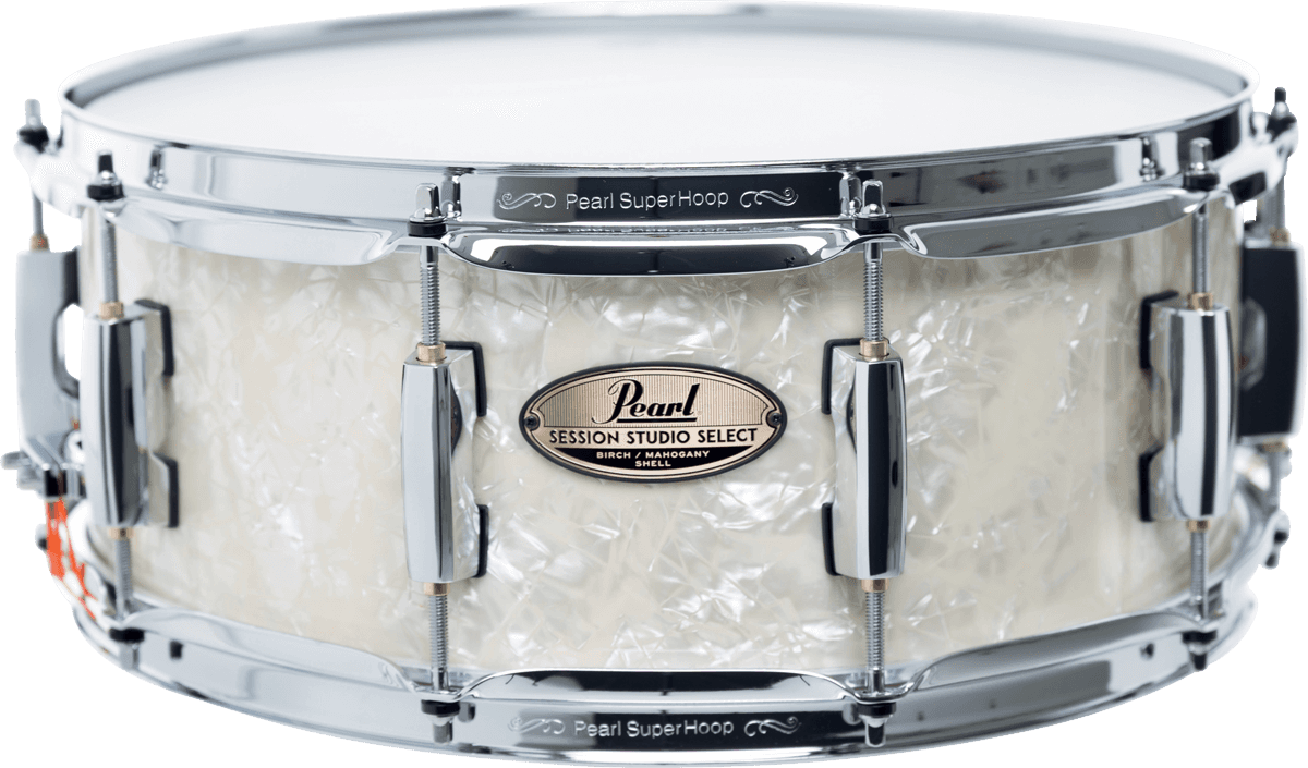 Pearl STS1455SC-405 - Caisse claire 14 x 5,5 nicotine white marine pearl