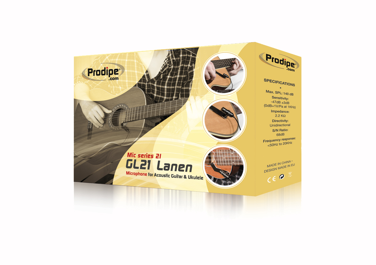 Prodipe GL21 Micro guitare acoustique Folk - Classique - Ukulélé