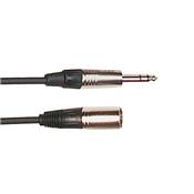Yellow Cable K14-3 - Cable Audio Mixte Jack Stéréo Mâle/XLR Mâle 3m