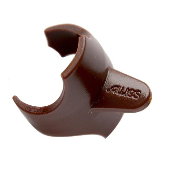 Aulos 700.119 - Support pouce pour flute à bec alto - Marron foncé