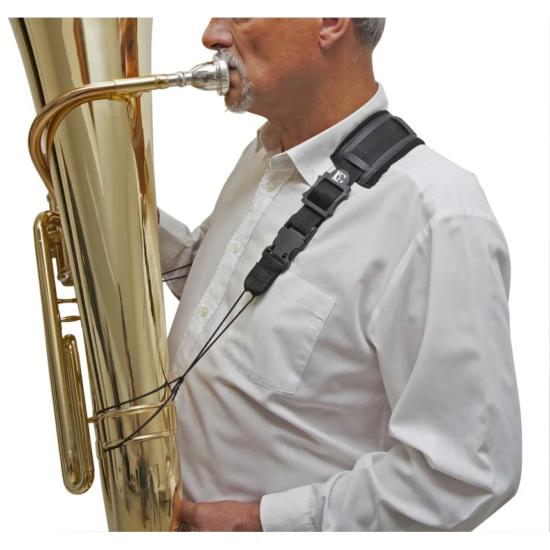 BG T03 - courroie épaule pour tuba et euphonium, double attache lacet