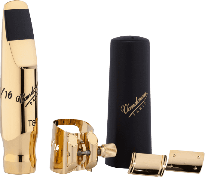 Vandoren SM824GMKO - kit bec métal V16 T8 Médium pour saxophone ténor